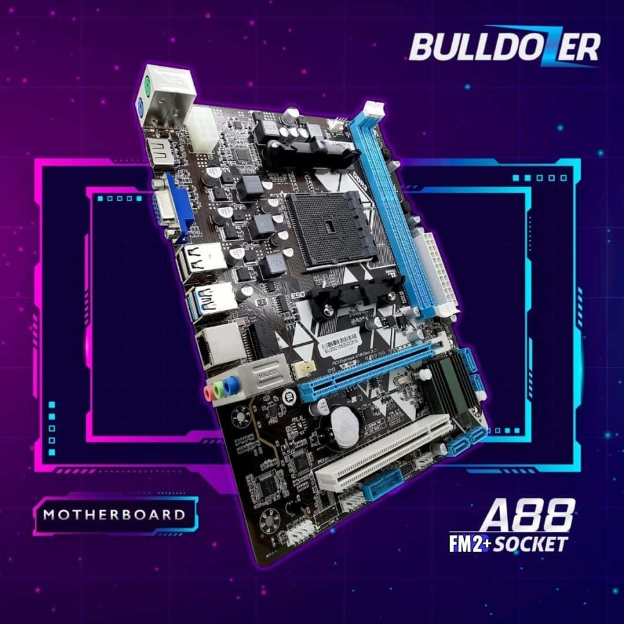 Motherboard Bulldozer A88 AMD FM2+ DDR3 Garansi Resmi