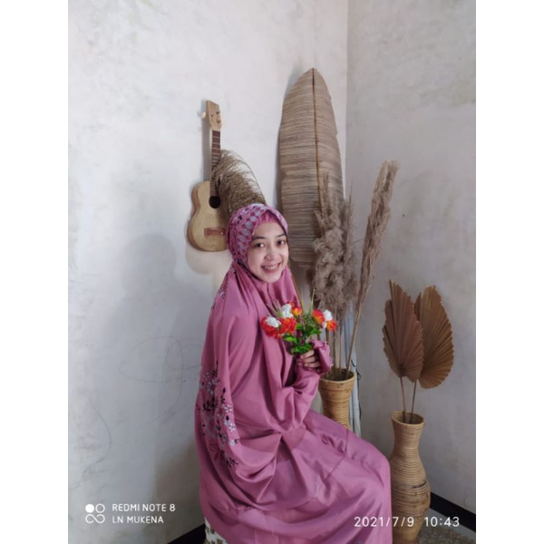 MUKENA POLINO BERINNER WARNA MUKENA TERUSAN MUKENA BORDIR TERUSAN