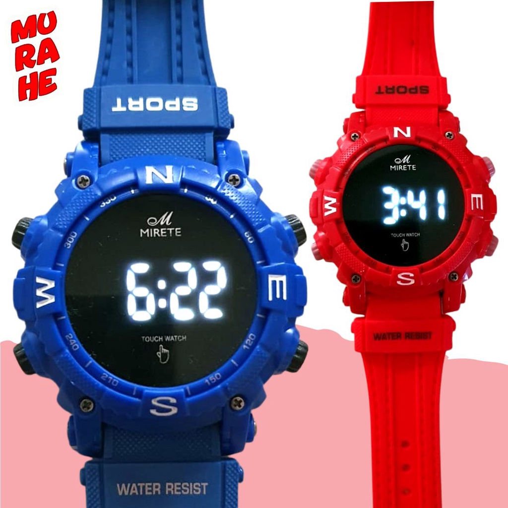 [COD] Jam Tangan Pria Wanita Digital Kasual Bulat Sport / Digital LED Touch Screen Layar Sentuh 753
