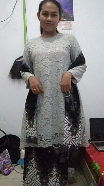 Tasyananu_batik (165 Rb Sepasang) Couple Ayushita / Couple Batik Selendang Ayushita/ Pager Bunga