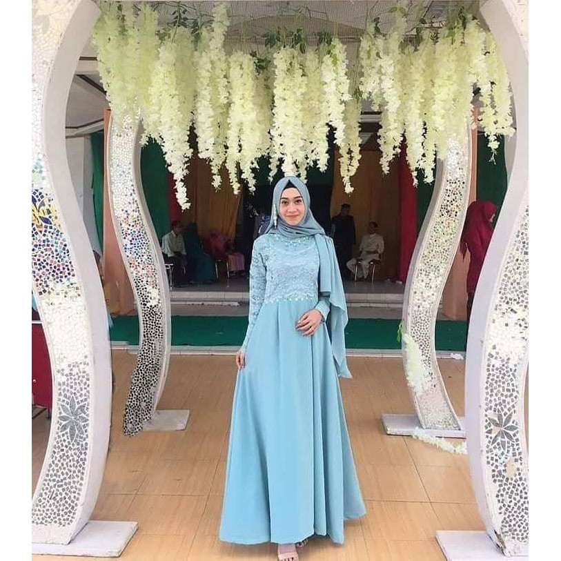 SAHIRA BRUKAT DRESS DRESS CANTIK  DRESS BAGUS FASHION 