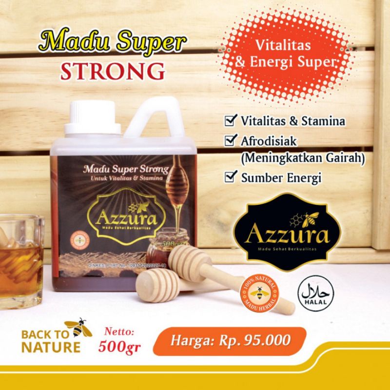 

Madu Herbal Azzura | Madu Herbal Super Strong 500gr