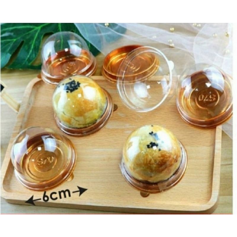 10 pcs cake case bulat mika pia mika mooncake bulat diameter 6cm
