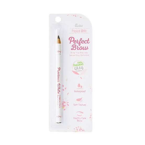 Fanbo Perfect Brow Precious White warna gray