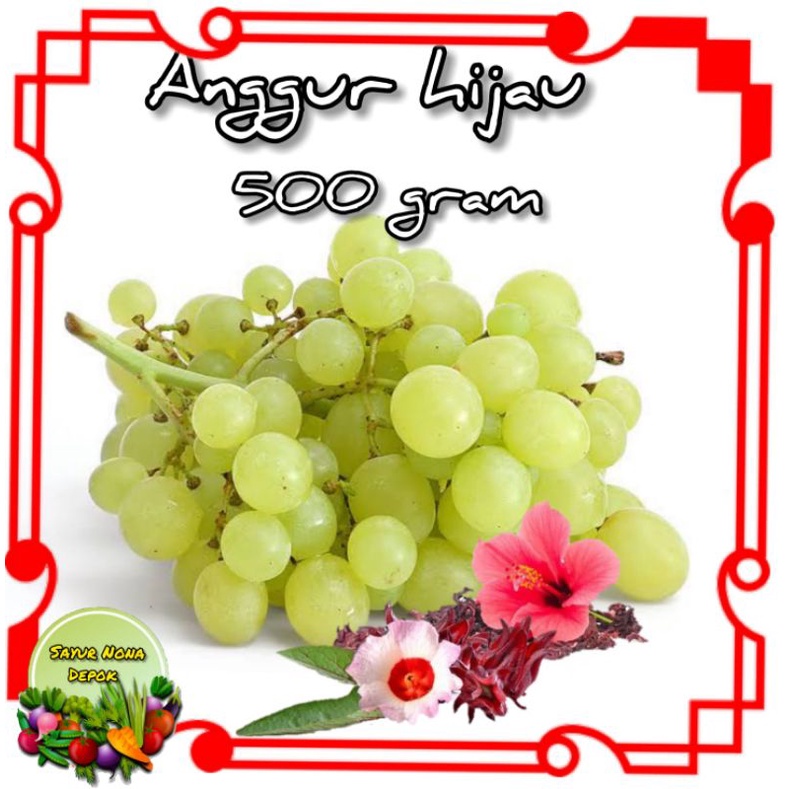 

anggur hijau tanpa biji fresh 500 gram
