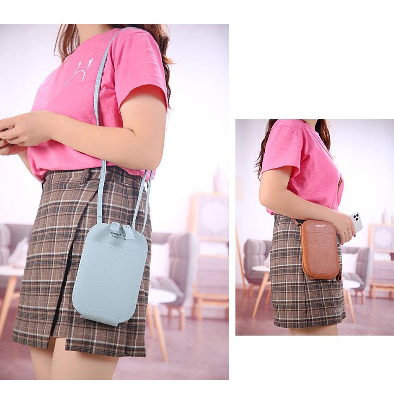 FT11 Tas Dompet Lipat Mini Wanita Trendy trendi Kulit multifungsi High quality leather dove Korean Resleting