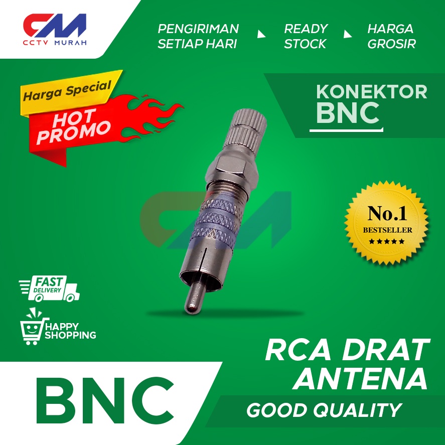 RCA DRAT || CONNECTOR RCA PLUS DRAT || TAIWAN ORIGINAL