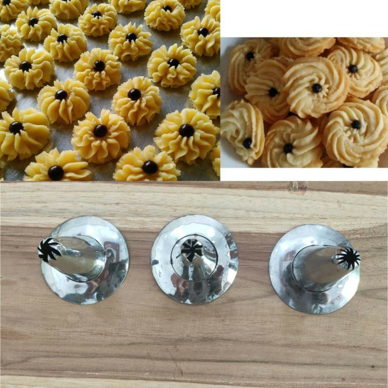 Cetakan kue semprit topi / spuit topi