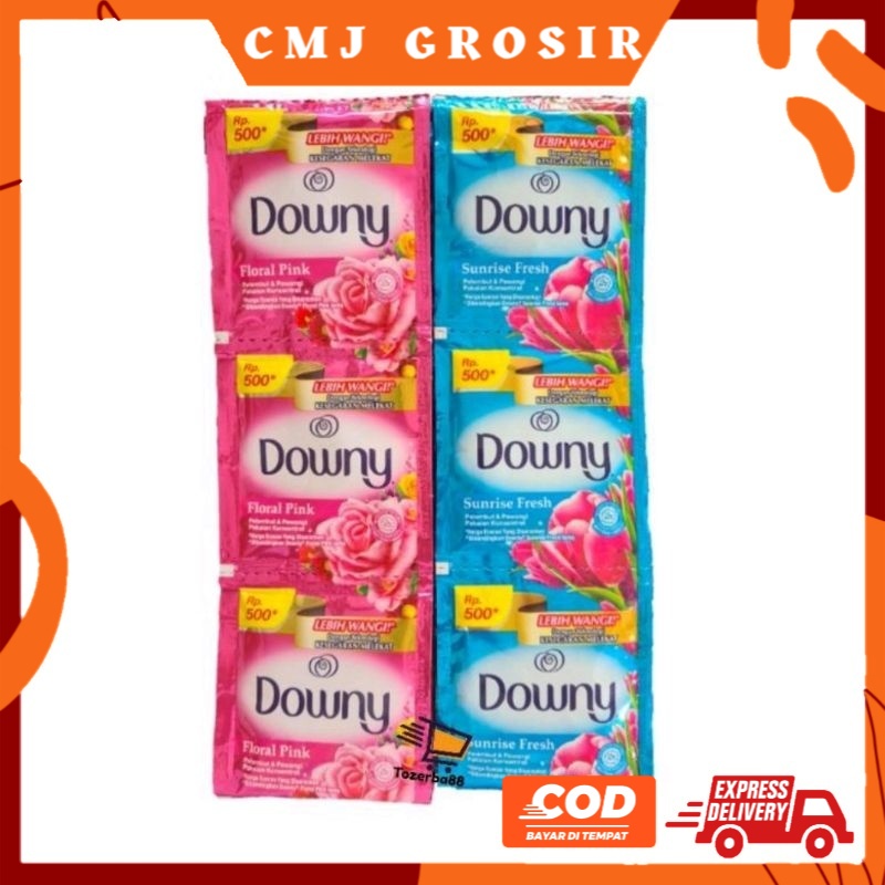 	 DOWNY 500 an 10 ml Renteng isi 24 / Pewangi Downy renceng 500 ( 24 sachet )	