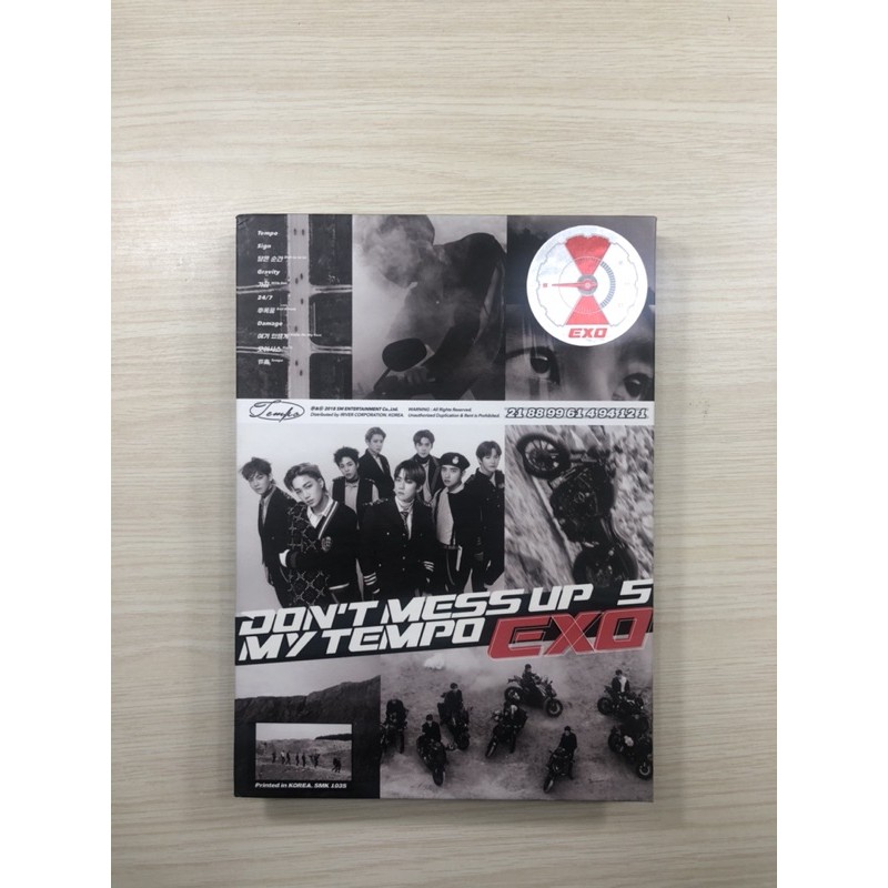 ALBUM TEMPO ALLEGRO EXO PHOTOBOOK ONLY