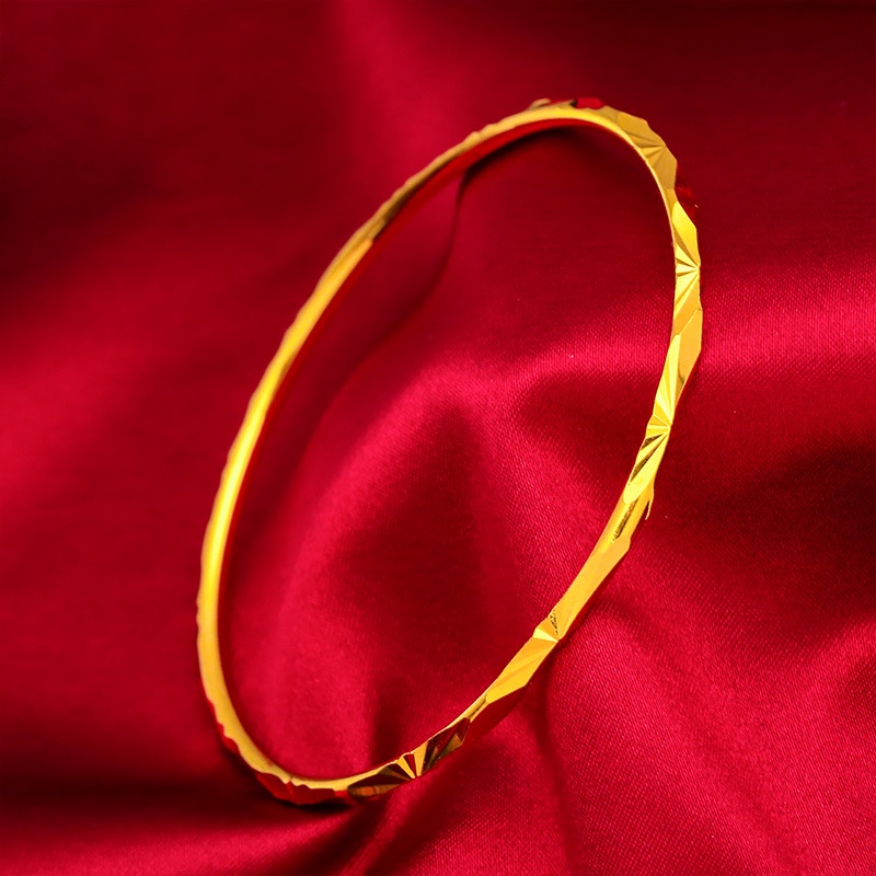 Perhiasan Gelang Lapis Emas Asli Kadar 375 Desain Meteor Untuk Pernikahan