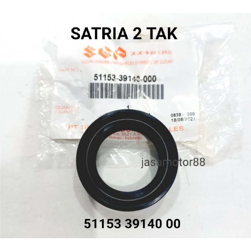 SEAL SIL SHOCK DEPAN SATRIA 2 TAK 2T ORIGINAL 51153 39140 000