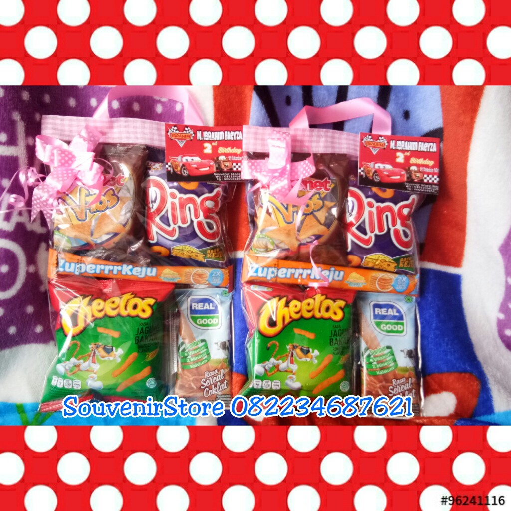 SNACK ULTAH ANAK MURAH / bingkisan ultah anak / paket ulang tahun / parcel snack murah / snack ultah