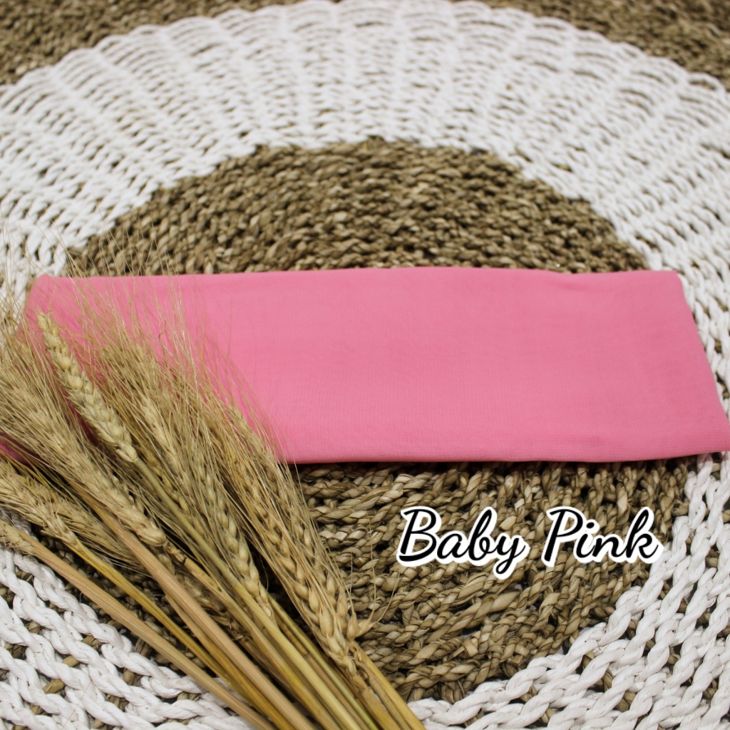 Selendang Sifon Hycon / Senteng 2.4m/ Selendang Bali / Senteng-Baby Pink