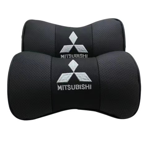 G-club Bantal Sandaran Kepala Bahan Kulit breathable Untuk mitsubishi