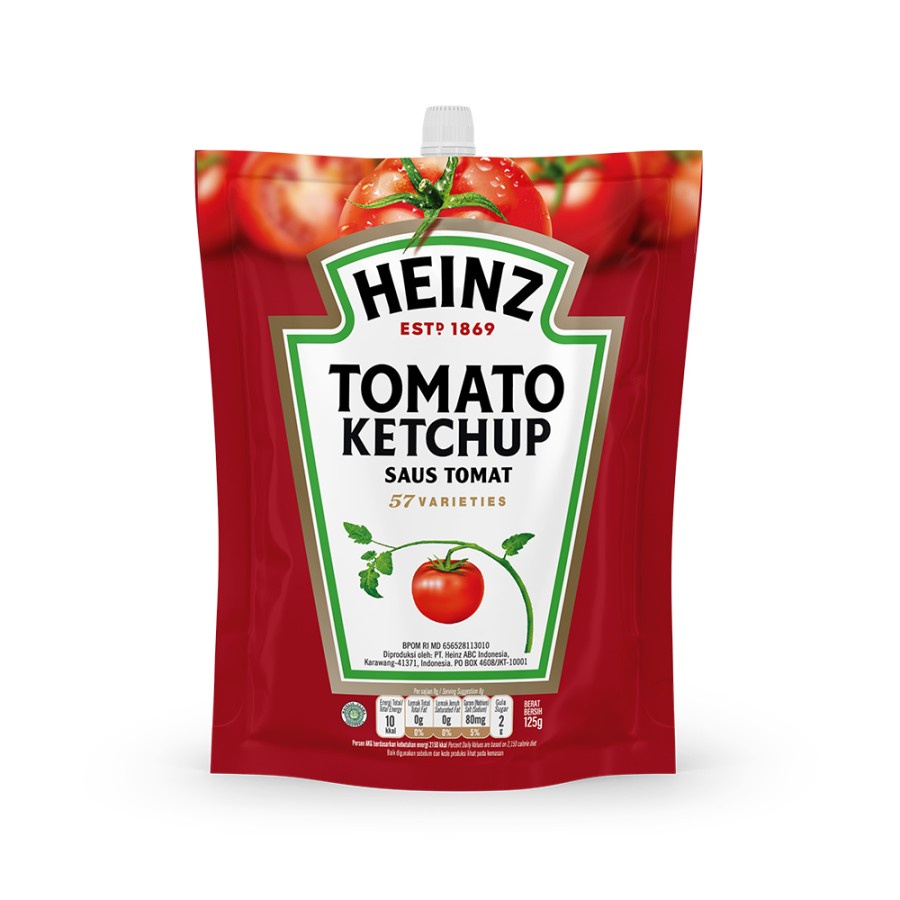 SAUS TOMAT HEINZ 125GR TOMATO KETCHUP POUCH