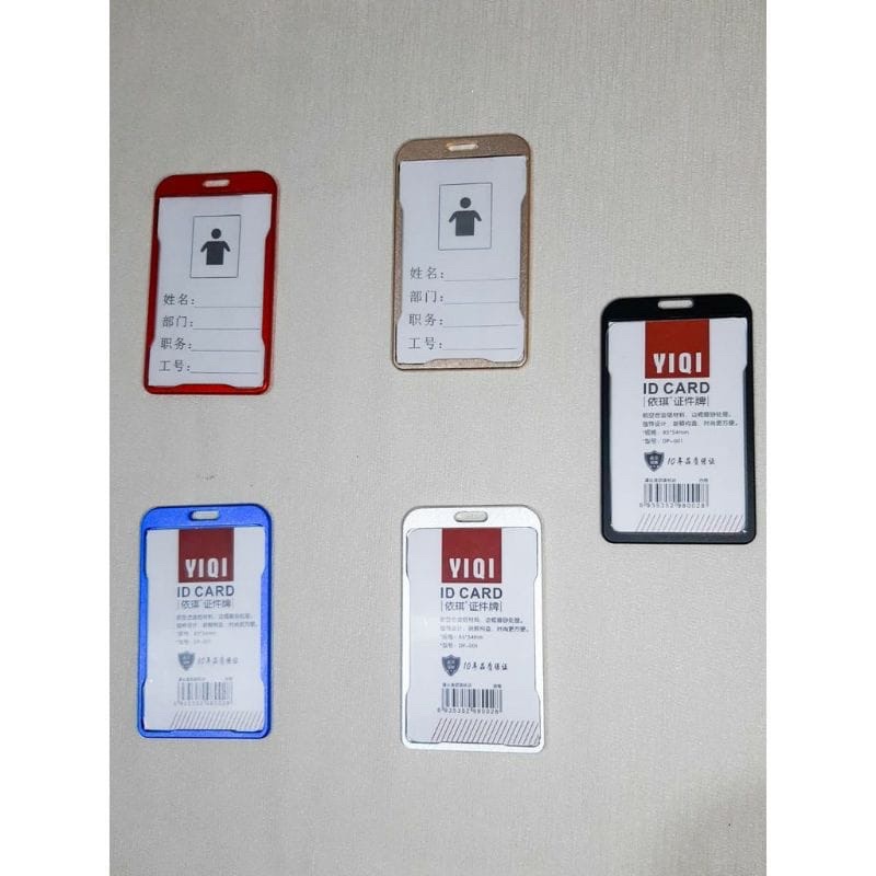 

ready stok paket yoyo Aluminium ID Card Holder / Tempat kartu aluminium