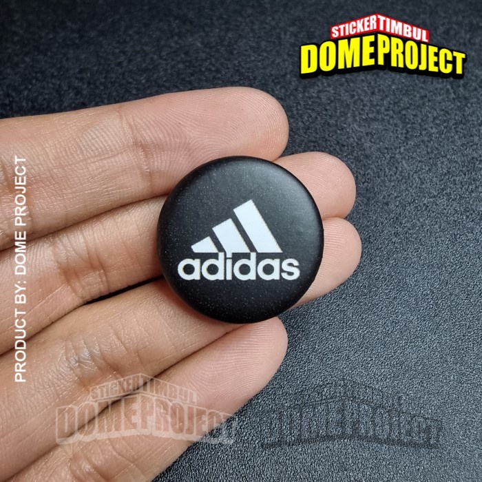 PIN PENITI BUTTON ADIDAS HITAM PIN PENITI 25MM BUTTON PIN AKSESORIS TAS PRIA