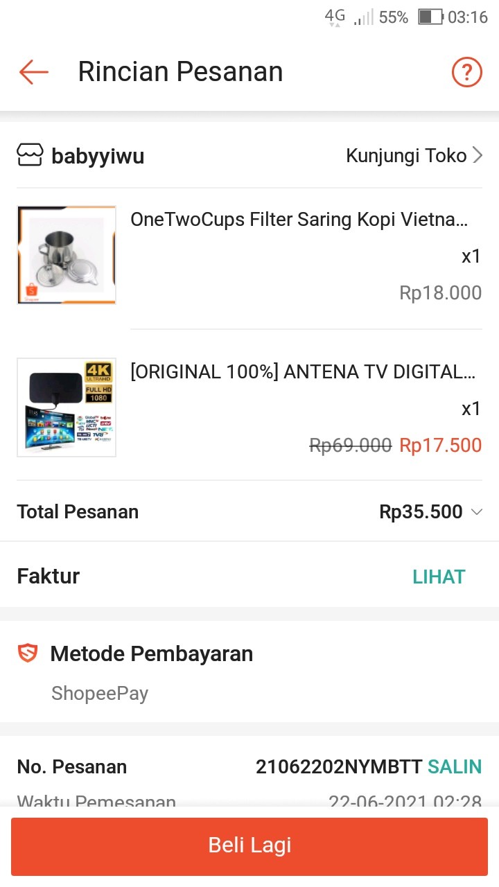 Onetwocups Filter Saring Kopi Vietnamese Coffee Drip Pot 100ml -126682 Elegan