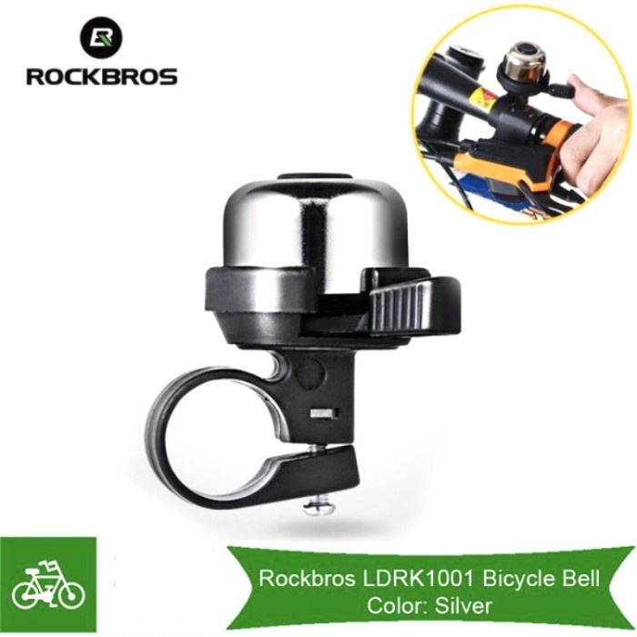 ROCKBROS bel sepeda LDRK-1001 Bicycle Bell Silver