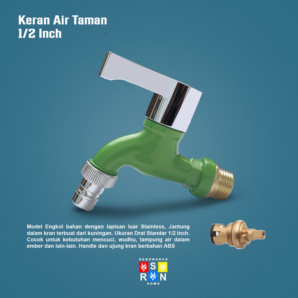 Keran Air Taman 1/2 Inch 5 Warna / Wall Faucet Resonance Home