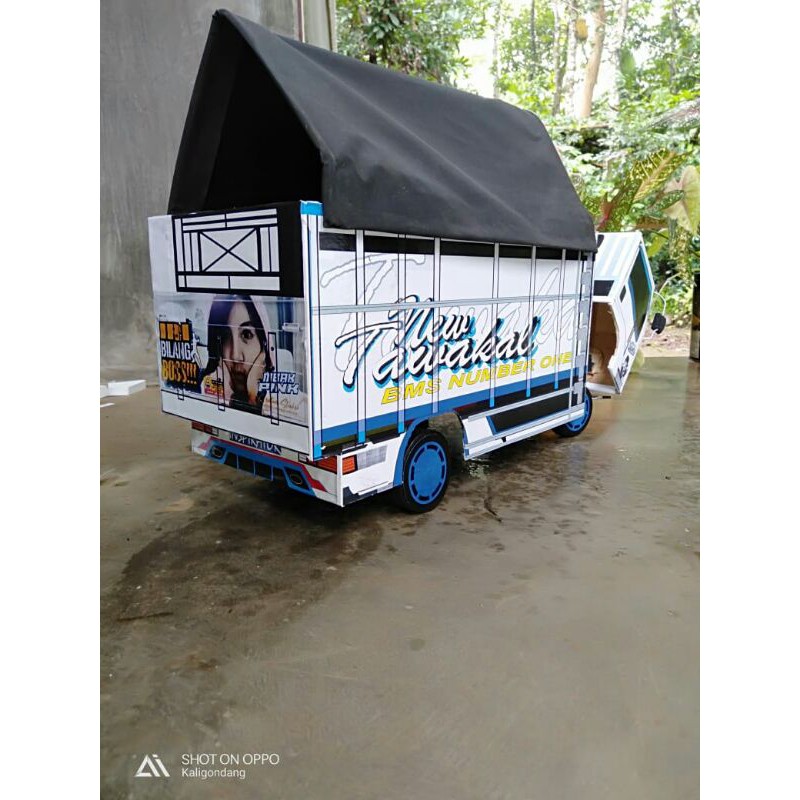  Miniatur  Truk  Oleng  NEW TAWAKAL  Ukuran P45 Jumbo Tersedia 