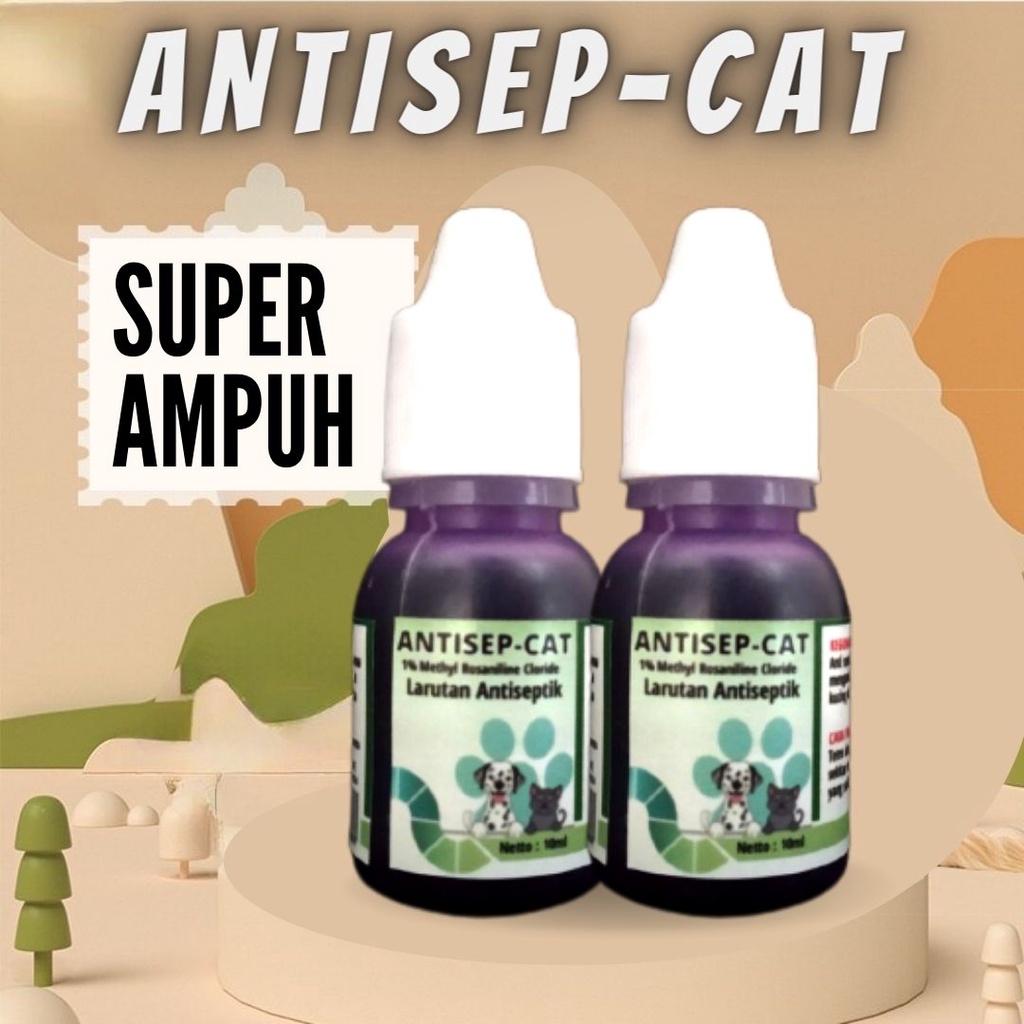 Natural Obat Penghilang Bau Mulut Sariawan Kucing Antisepticat FEZONE