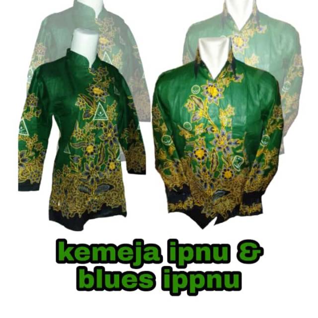 Batik Ipnu Ippnu Nasional Resmi Bahan Primis Shopee Indonesia