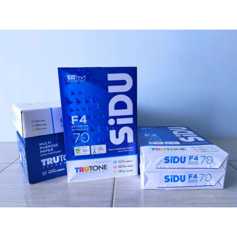 Jual Kertas Hvs Sidu F4 70 Gsm Shopee Indonesia