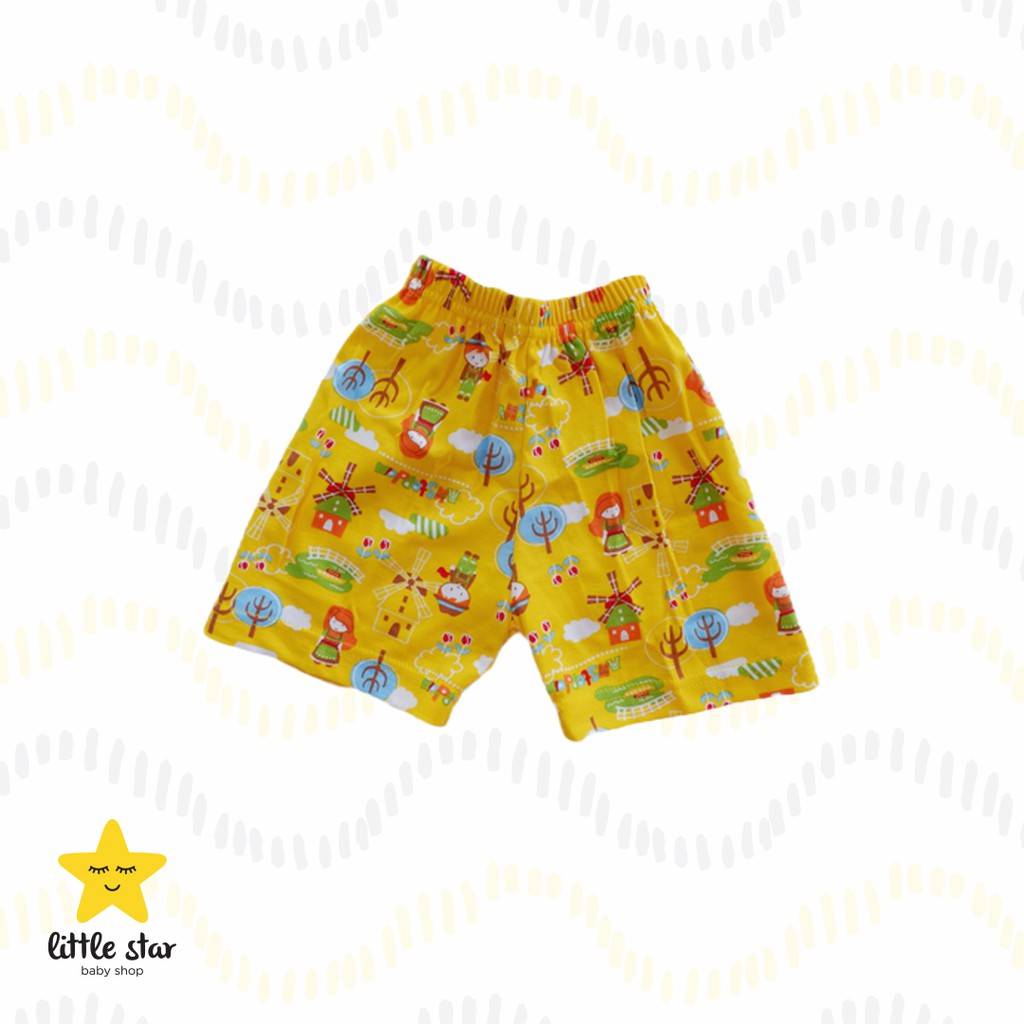 ISI 3 PCS - Y Lin Celana Pendek Anak Unisex | Celana Rumah Anak Cewek Cowok