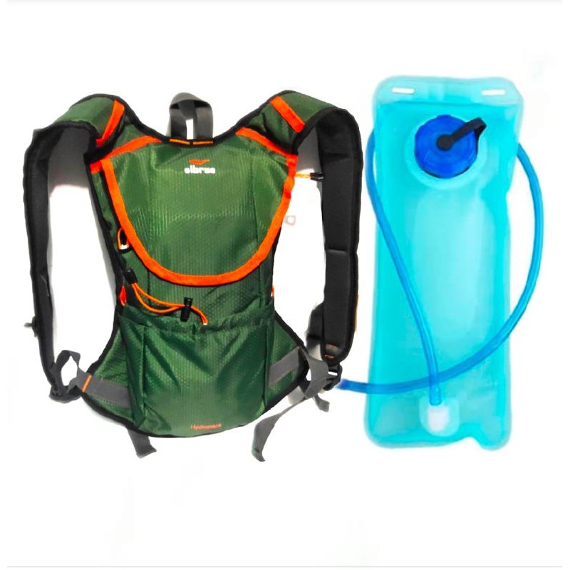 tas sepeda hydropack cross trail fresh water bladder elbrus hijau