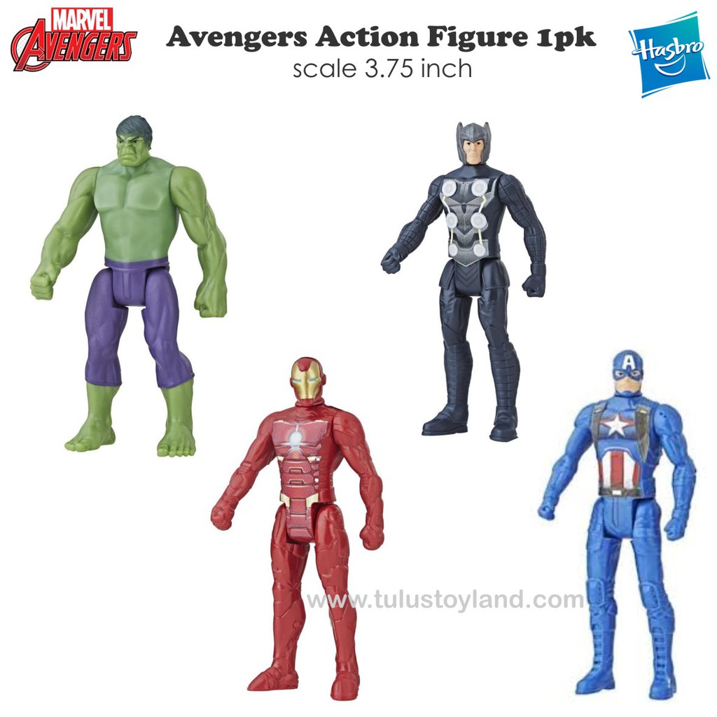 Marvel Action Figure Avengers 1pk by Hasbro Original Mainan karakter Hero Pahlawan Boneka