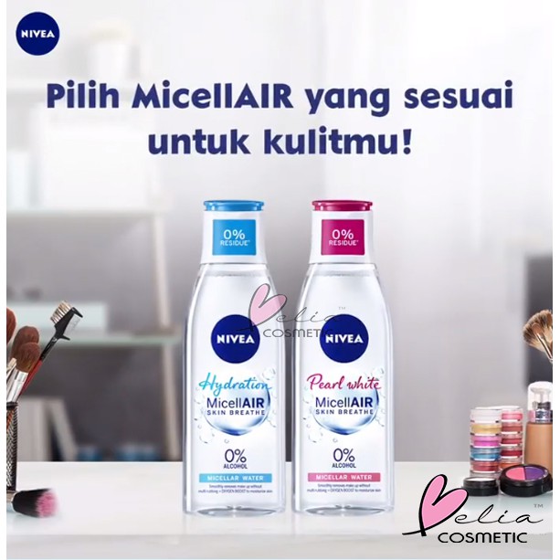 ❤ BELIA ❤ NIVEA Micellar Water MicellAir 125 | 200 | Xpert, Eye Remover make Up (✔️BPOM)