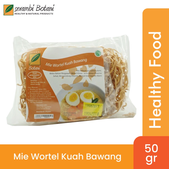 

Ss5g Mie Wortel (Kuah Dan Goreng) Healthy & Natural Products - Goreng Ff0415