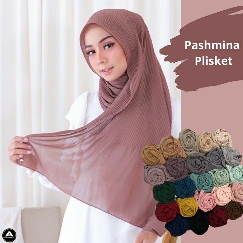 kerudung Hijab Pashmina plisket duyung diamond