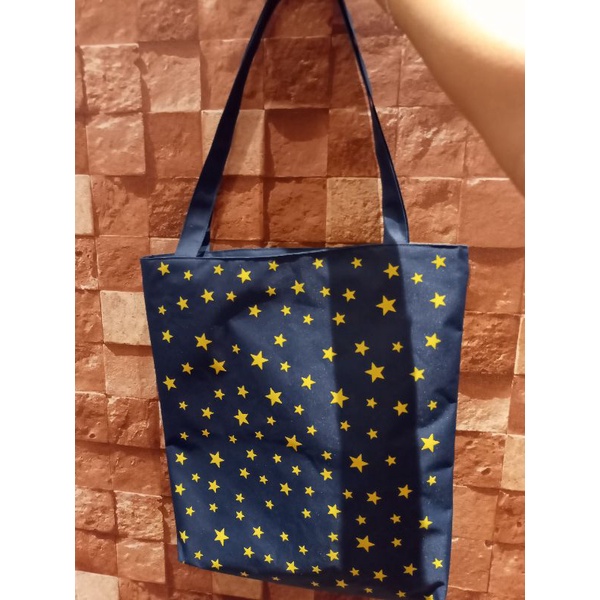 Tote Bag Semi Canvas Star