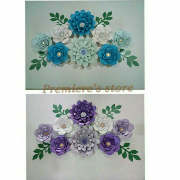 

paper flower paket 8 bunga
