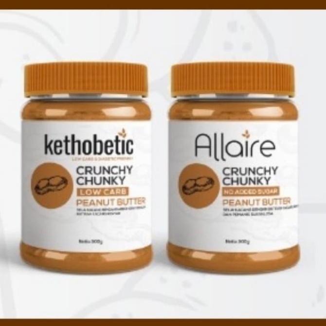 

Ketobetic Crunchy Chunky Peanut Butter Selai Kacang Untuk Diet Keto