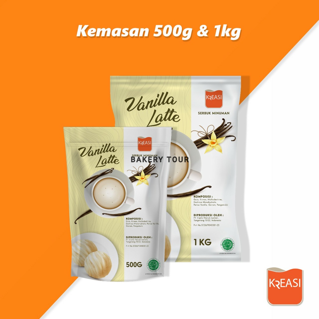 

Grosir Bubuk Minuman Bubuk Boba / Drink Powder Milk Susu Vanilla Latte Vanila Late KREASI