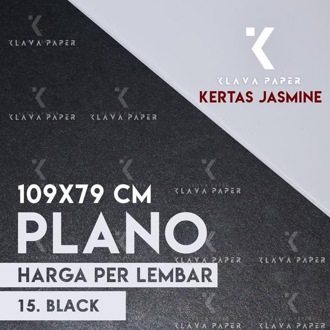 

Kertas Jasmine Plano 109 x 79cm Black 220 gsm