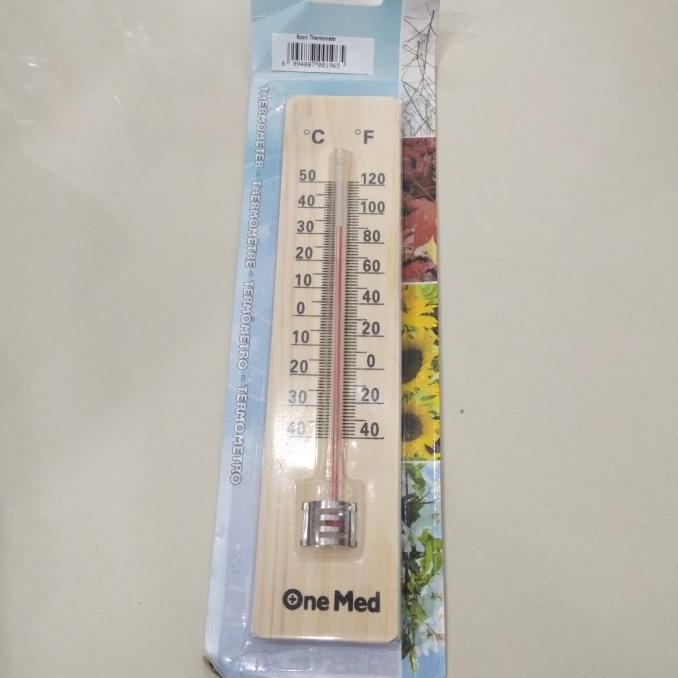 [Ready] Termometer Ruangan Bahan Dari Kayu Demgan Tabung Air Raksa [Ds5F0]