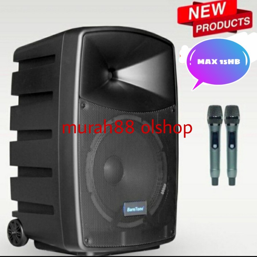 SPEAKER AKTIF 15 INCH BARETONE 600 WATT MAX15HB /MAX 15HB / MAX 15 HB