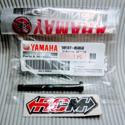 BAUT BOLT SCREW PAN HEAD TUTUP BOX FILTER DAN COVER CRANKCASE BAK MAHNIT MAGNET RXKING 98507-06060