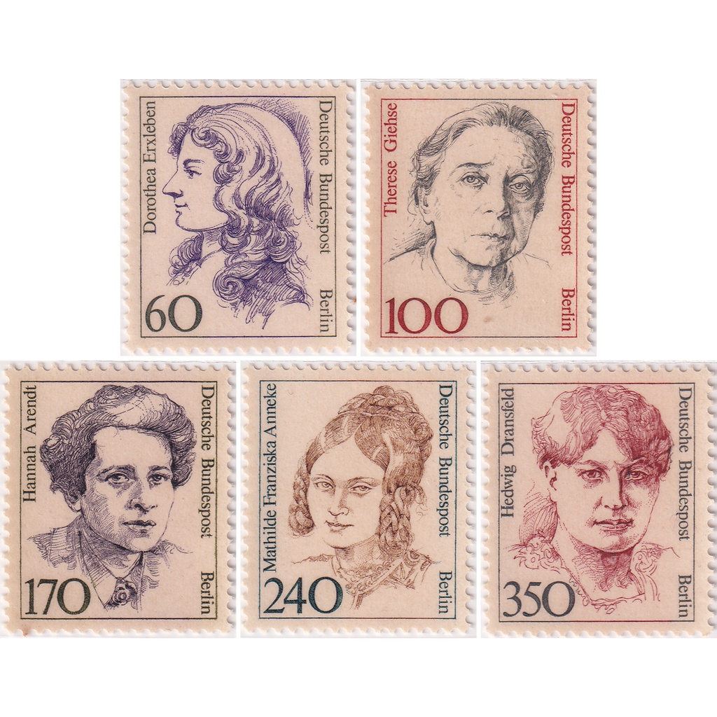 

Prangko Berlin 1988 - Famous Women