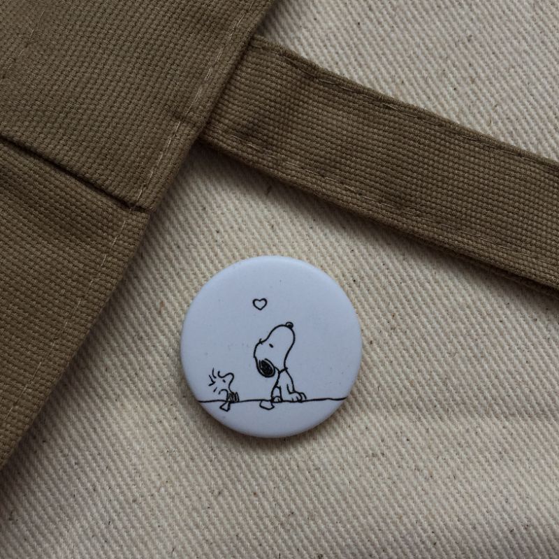 PIN SNOOPY BADGE BROS BROOCH