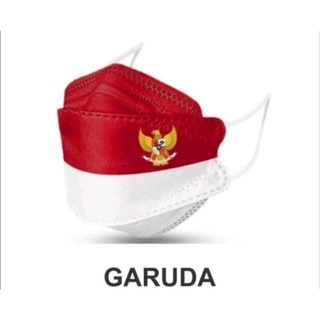 Masker Indonesia garuda dust anti polusi debu sepeda motor merah putih scuba original import tebal