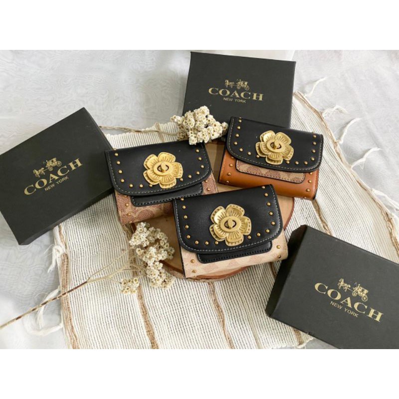 Dompet lipat Co parker mini flower