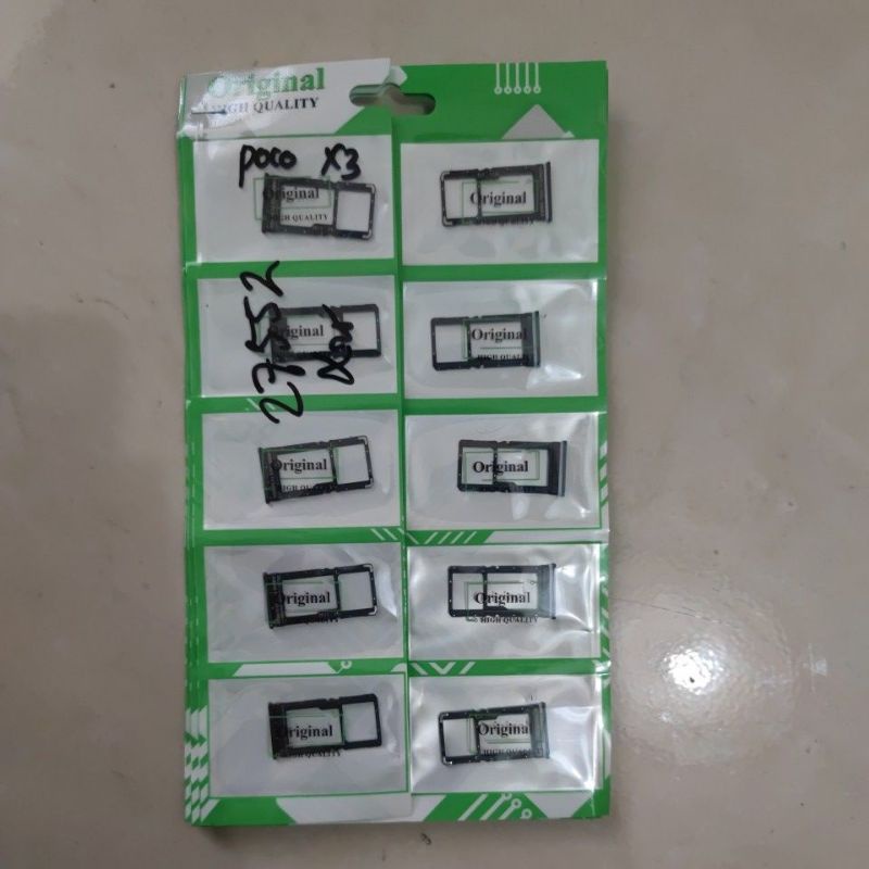 Simtray Slot Sim Card Xiaomi Poco X3 NFC / X3 Pro