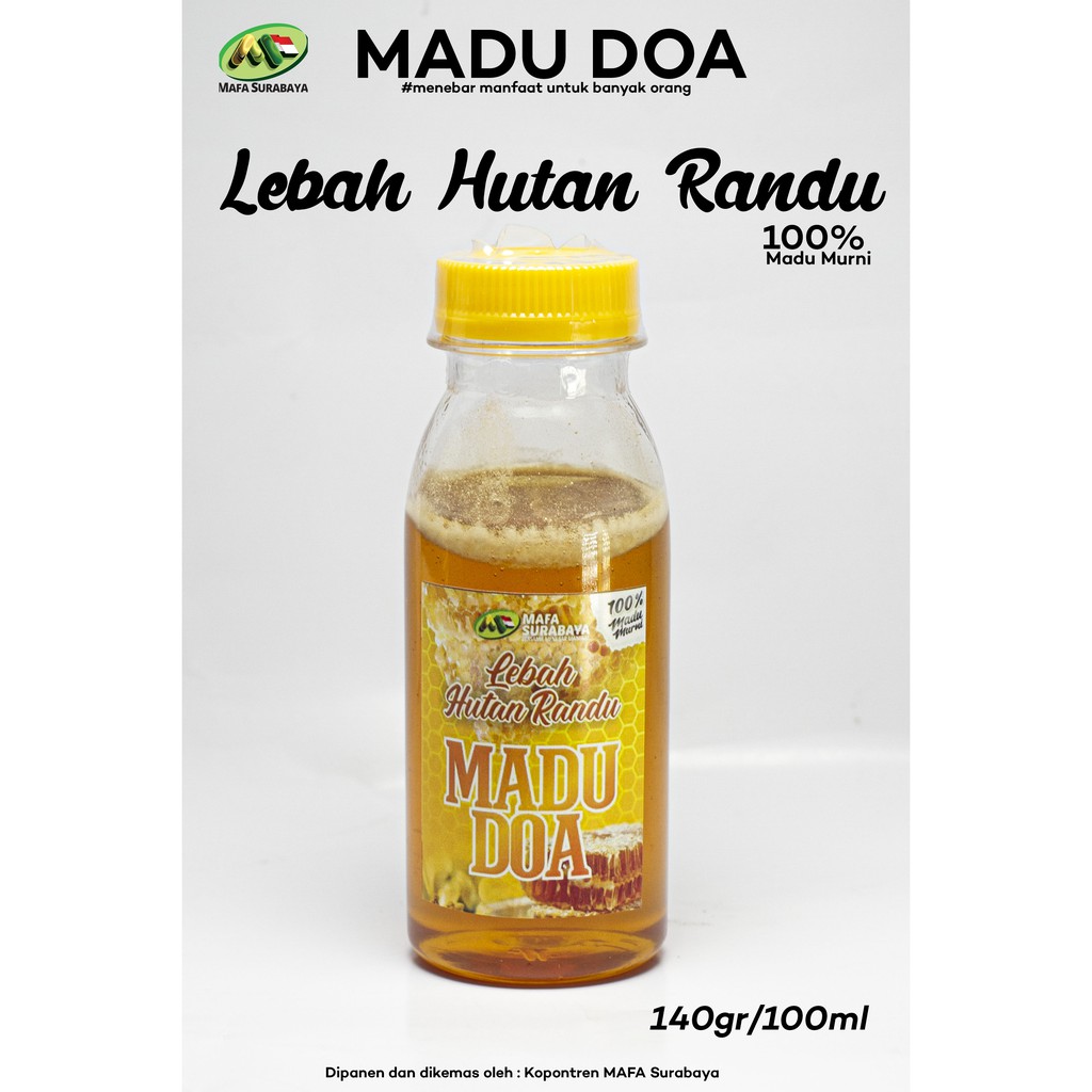 

MADU DOA LEBAH HUTAN LIAR RANDU ASLI 100ml 100% MADU MURNI