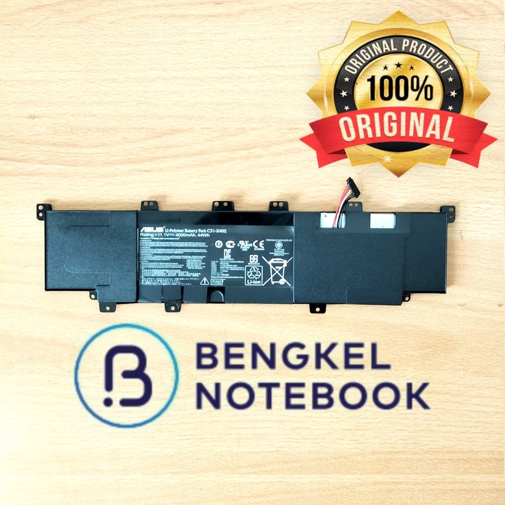 Baterai Laptop Asus VivoBook S300 S300C S300CA X402 X402C X402CA S400 S400C S400CA S400E C31-X402